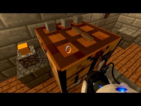 IMAGINA UMA CRAFTING TABLE REALISTA DESSAS... (MINECRAFT PORTAL 2)