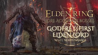 ELDEN RING ~ Godfrey but he’s buffed [NG+7, No hit/damage; Lore-Accurate Bosses Mod]