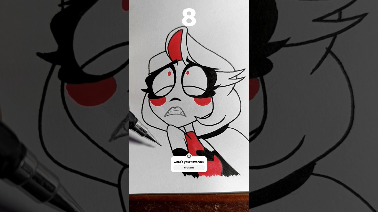 Рисунок лица Шарлотты Морнингстар — какой ваш любимый? 