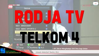 Frekuensi Rodja TV Terbaru Pindah Satelit Telkom 4