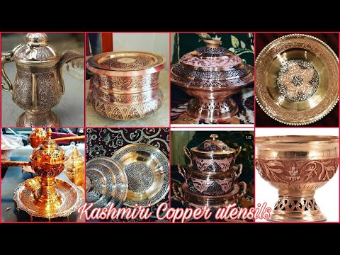 latest traditional kashmiri copper utensils | kashmiri tram | kashmiri Copperware | Kashmiri