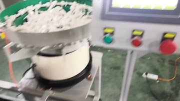 How to Run the Lotion Pump Dip Tube Insert Cutting Assembly Machine