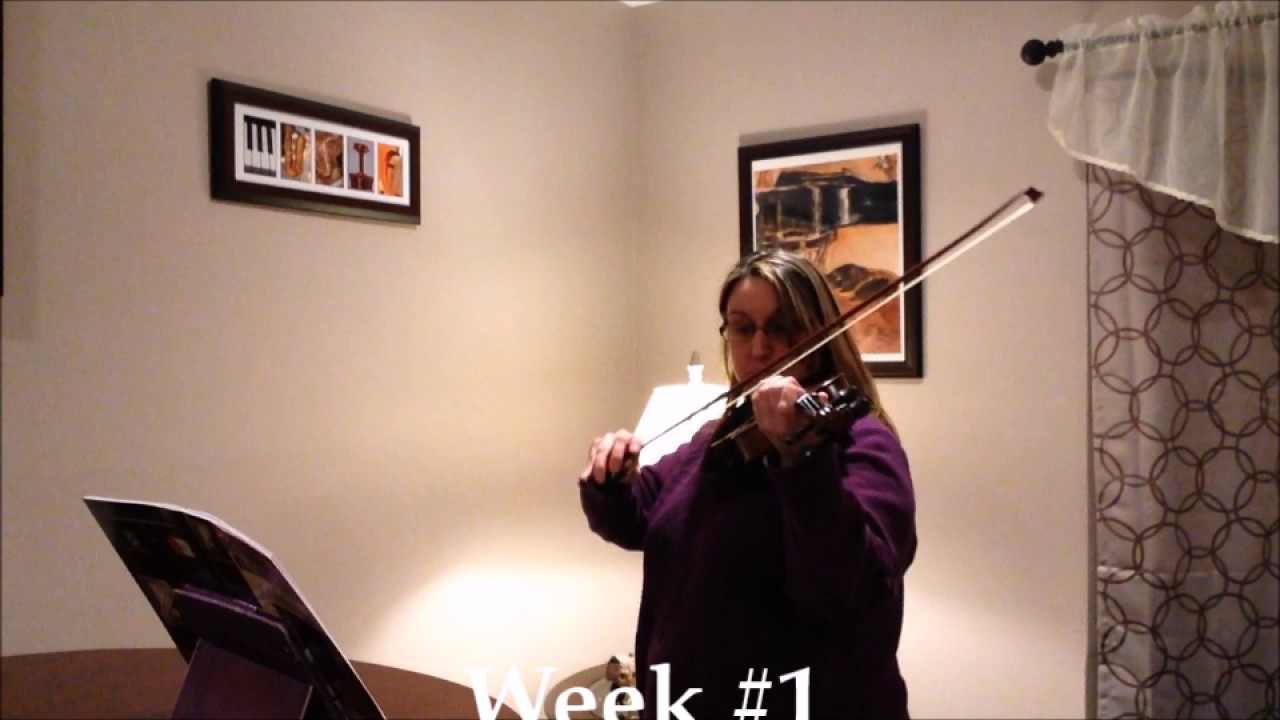 Adult Beginner Violin Progress (Day 1 Week 1) YouTube