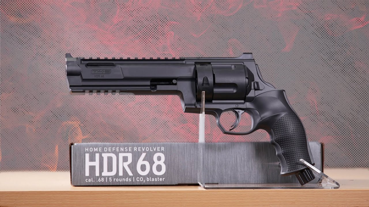 Umarex T4E HDR 68 Cal Revolver Shooting Review 