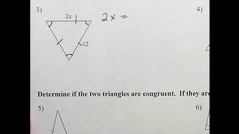 Geometry - Base Angle Theorem - Equilateral Triangle