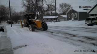 A snow storm finally hit sioux falls, sd that the city was able to
send out plows on residential streets and our area is in test for
gates ...