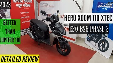 2023 Hero Xoom 110 Xtec E20 OBD-2 ~ Detailed Review | Should You Buy This Or Not??