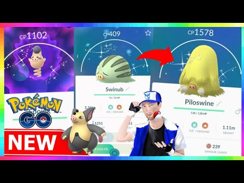 live stream pokemon go NEW SHINY POKEMON - SWINUB + SPOINK & MORE in Pokemon Go!
