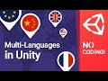 Unity multilanguages without coding make your game multilang