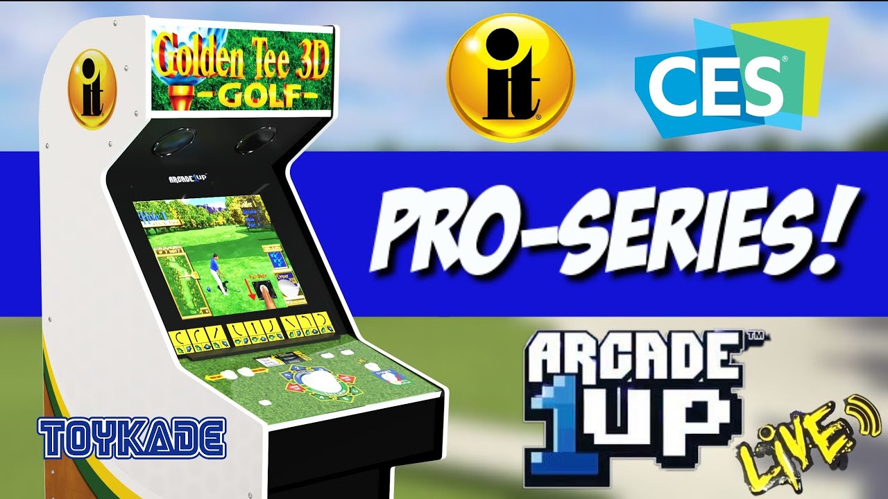Golden Tee Riser Arcade1UP Pro Series IS HERE!!! Goodbye Risers! Golden Tee 3D Golf Full ...