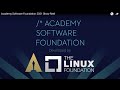 Academy software foundation members