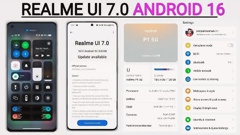 Realme UI 7.0 Android 16 Update : Realme  Device List😀🔥 Release Date