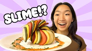 Turning Famous Food Into SLIME!