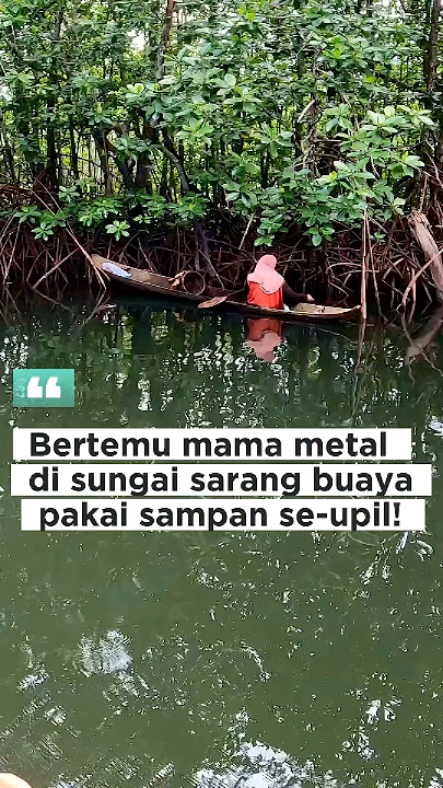 Nyali Tingkat Dewa! Emak Ini Mancing Sendirian di Sarang Buaya Dengan Sampan Kecil! 2025 #Shorts