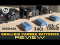 SmallRig Camera Batteries for Canon, Sony &amp; Fuji Review | Large  2400 mAh + USB-C Charging