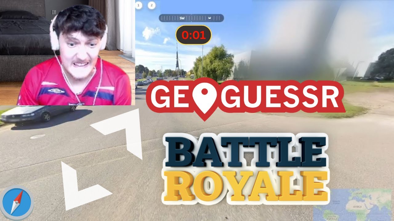 TRYING TO WIN ON GEOGUESSR BATTLE ROYALE - YouTube