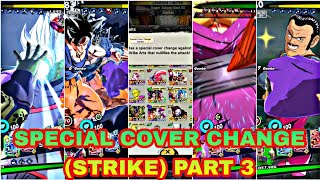 CHARACTERS WHO CAN USED SPECIAL COVER CHANGE (STRIKE) PART 3 || DRAGON BALL LEGENDS