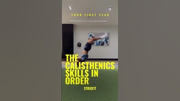 Calisthenics-vaardigheden om in volgorde te leren, deel 1 #shorts