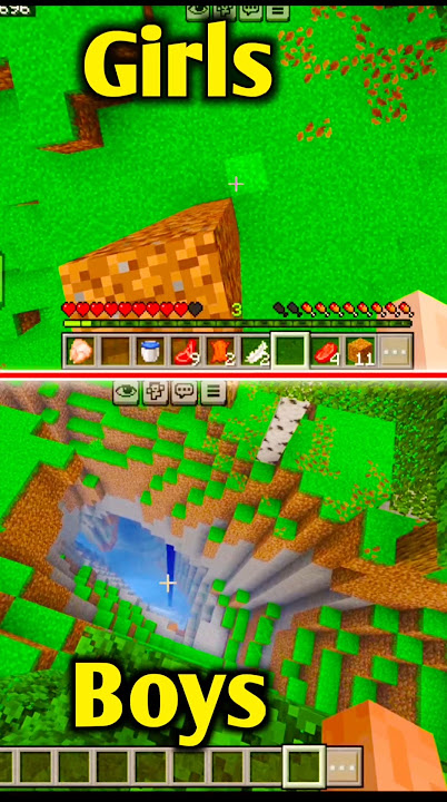 minecraft Girls vs Boys | minecraft fanny moment | minecraft bangla #gaming #shorts