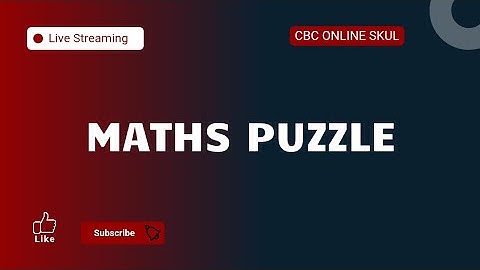 Cbc online Skul Quiz challenge #math #mathchallenge #cbconline skul