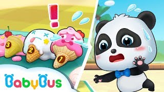 What Happened to Baby Panda's Ice Creams? | Ice Cream Vending Machine | Number Song for Kid| BabyBus