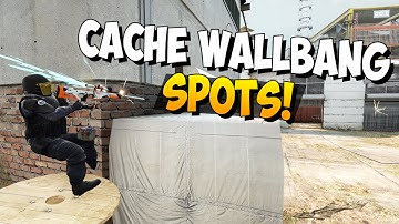 CS:GO - 10 Useful Wallbang Spots on Cache