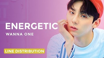 Energetic - Wanna One [LINE DISTRIBUTION] [Color Coded Bars]