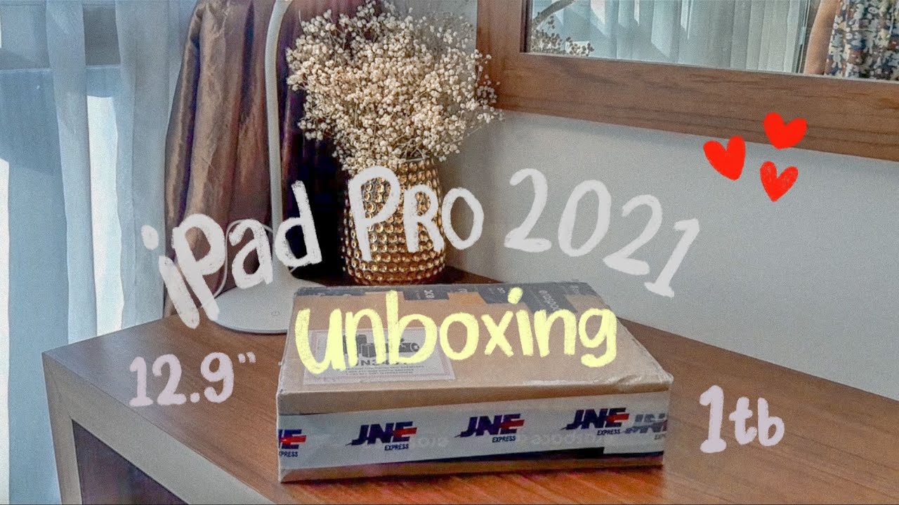iPad Pro M1 2021 12.9” 1TB, apple pencil, and accessories unboxing | the birth of Hanako