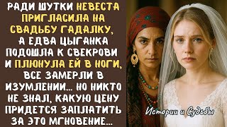 видео: Ради шутки невеста пригласила на свадьбу гадалку, а едва цыганка подошла к свекрови и плюнула в ноги картинка: Ради шутки невеста пригласила на свадьбу гадалку, а едва цыганка подошла к свекрови и плюнула в ноги