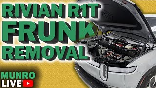 Rivian R1T Teardown | Frunk removal
