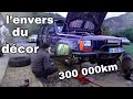 Lenvers du dcor dun jeep de 300 000 km