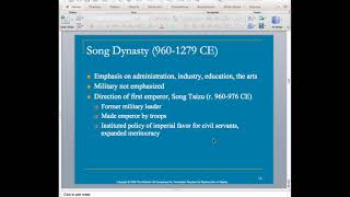 Postclassical China: Song Dynasty