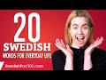 20 Swedish Words for Everyday Life - Basic Vocabulary #1