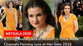 A Living Masterpiece in Motion – Chloe Malle Channels Flaming June at Met Gala 2026 | Jadetimes screenshot 4