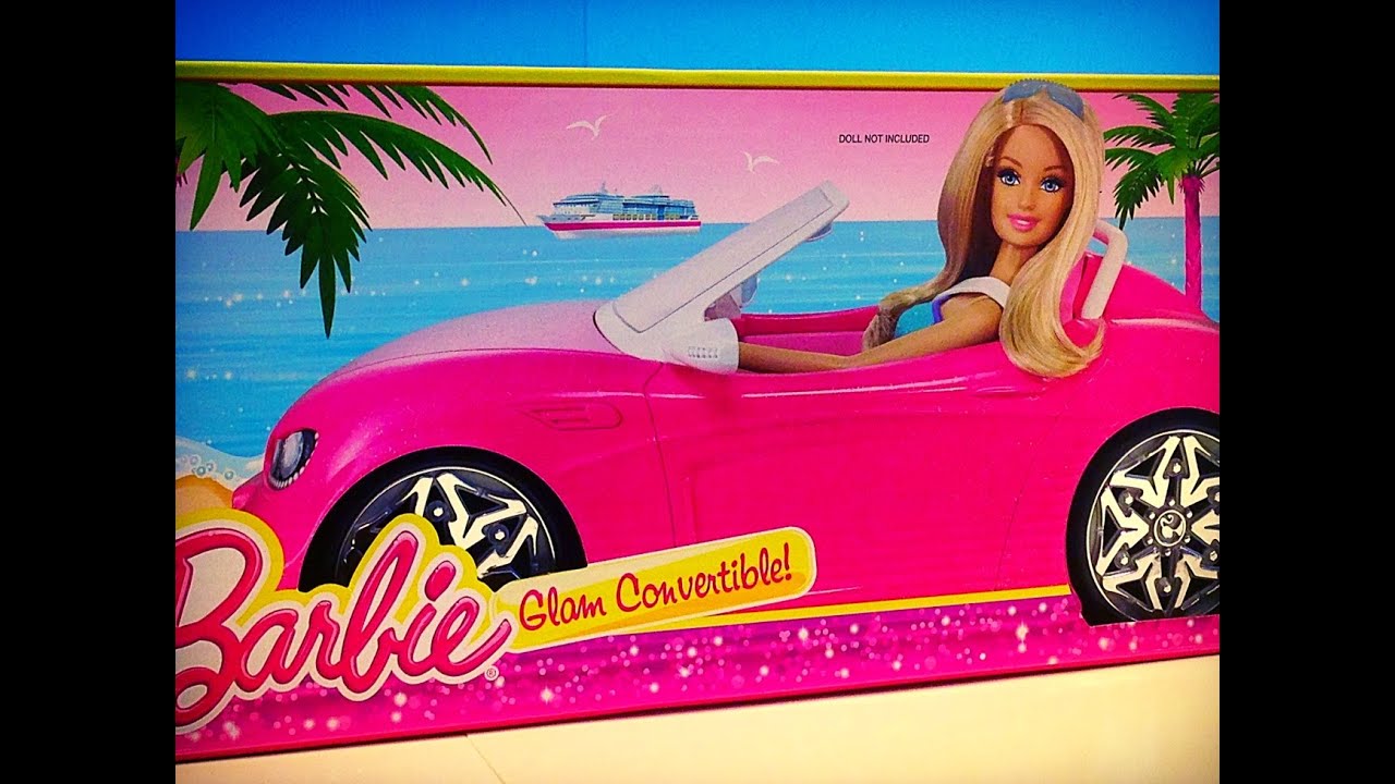 BARBIE GLAM Convertible Car Review and TEST DRIVE!! 