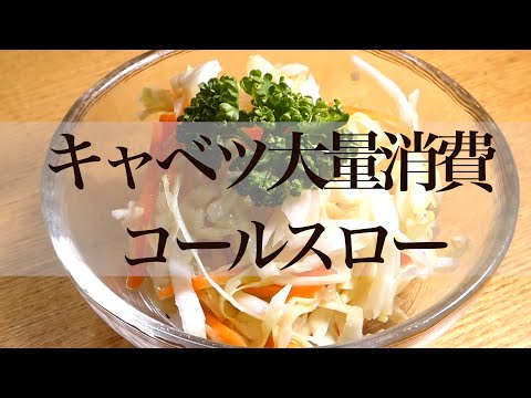 キャベツ 大量消費 コールスロー Cabbage Mass Consumption Coleslaw Youtube キャベツ 大量消費 コールスロー Cabbage Mass Consumption Coleslaw Youtube