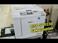 Mesin Riso SF5230 How to cek Print Counter & Master Counter