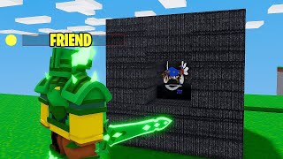 My Friends Trapped Me in a Bedrock Box, I got Revenge | Roblox BedWars Gameplay