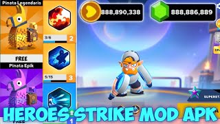 NEW UPDATE ! HEROES' STRIKE MOD APK | UNLIMITED GOLD AND CRYSTAL screenshot 2