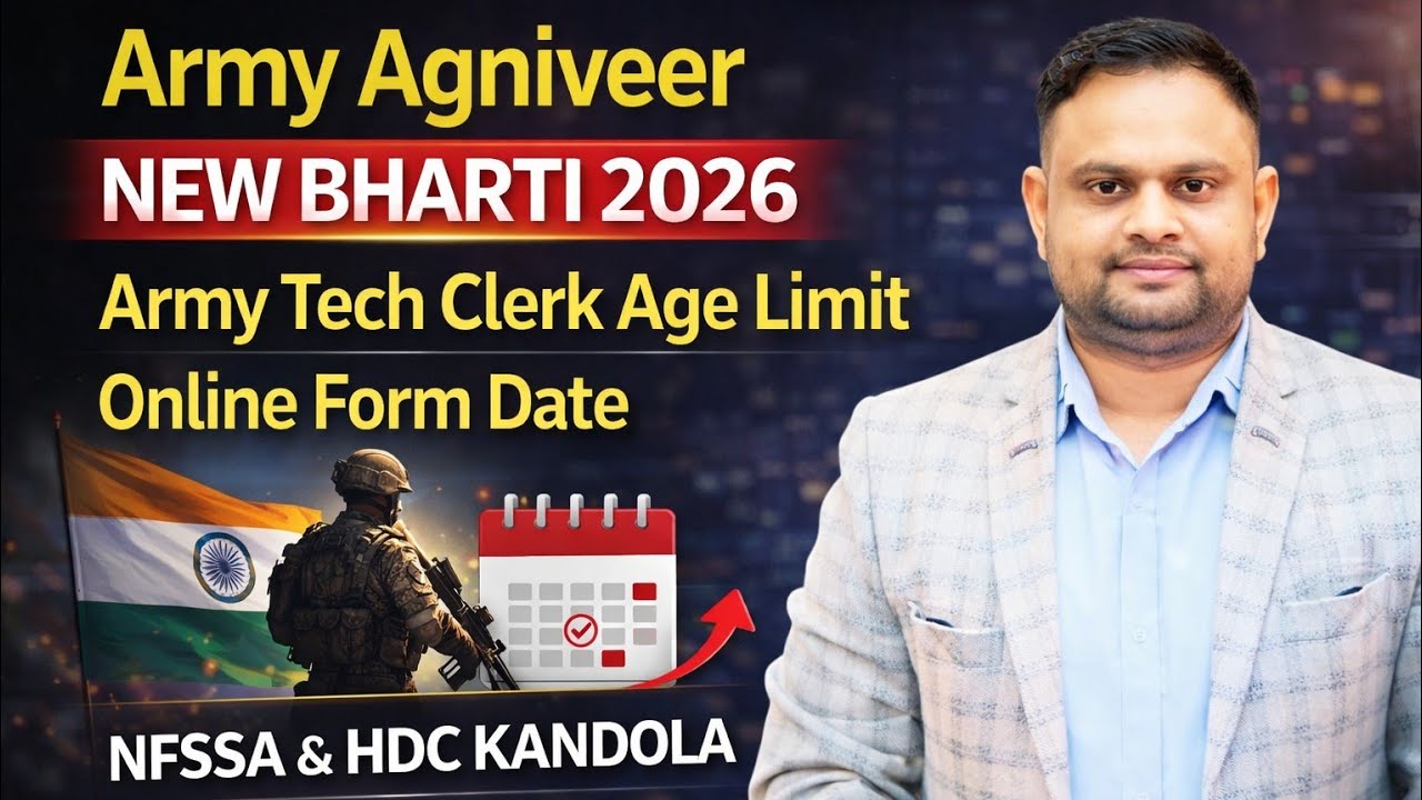 Army Agniveer New vacancy 2026 Out Army Agniveer Age limit 2026 Height For Army Agniveer GD Clerk