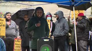 LIVE: Herman Whitfield III rally at Monument Circle