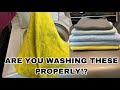 HOW TO WASH MICROFIBER TOWELS PROPERLY//EASY!! Stephanie McQueen