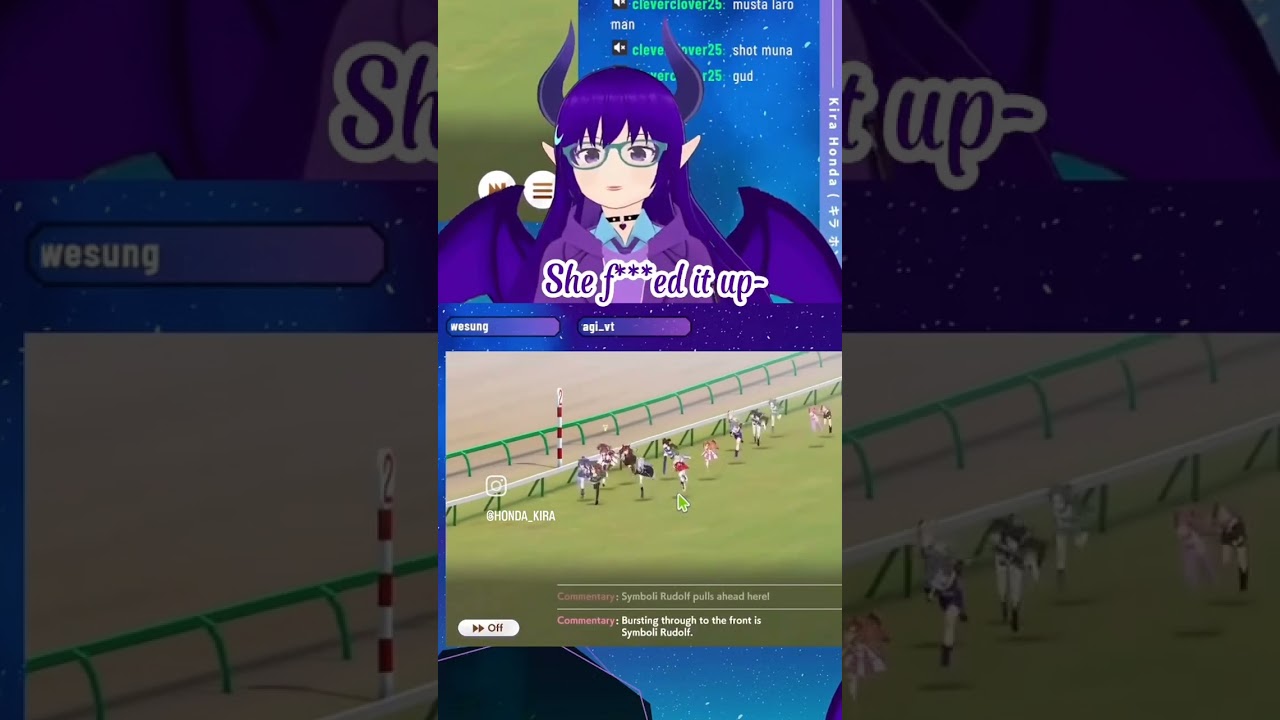 Im still salty about losing in ARIMA KINEN. :(💔 #envtubers #phvtuber #sgvtuber #jpvtuber #umamusume