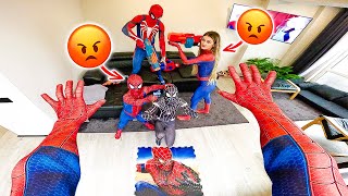 TEAM SPIDER-MAN Bros And LITTLE-SPIDEY and SPIDER-MOM Introduces US to THE New SPIDER-MAN!! (Comedy)