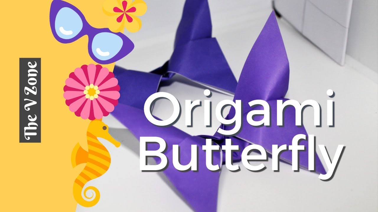 How to make origami butterfly - Easy origami for kids | Watch in 4K