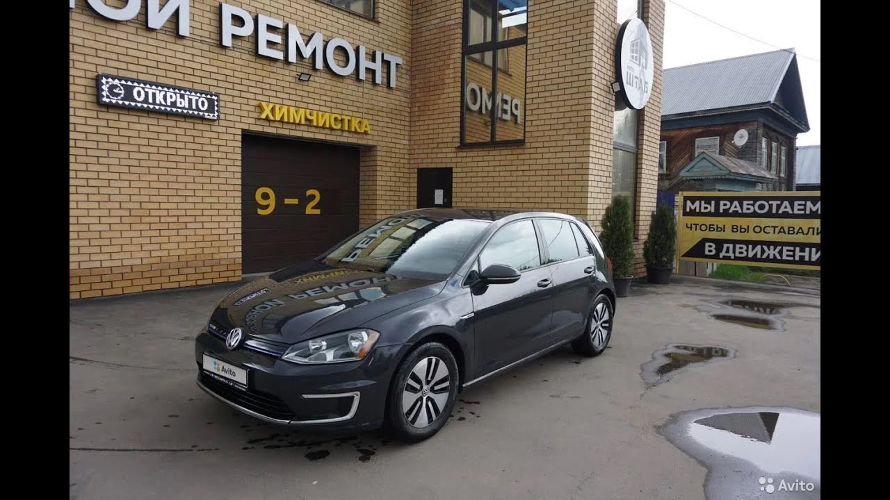 Электро гольф на 24квт.  Volkswagen e-golf тест драйв .