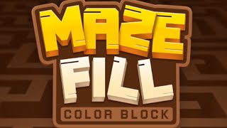 Maze Fill: Color Block 3D Game Gameplay Android Mobile screenshot 3