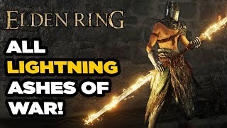 ⚔️ Elden Ring | All Lightning Ashes of War Showcase and Locations!