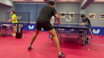 Butterfly Training Tips with Angel Naranjo - Backhand Loop from Underspin and Topspin