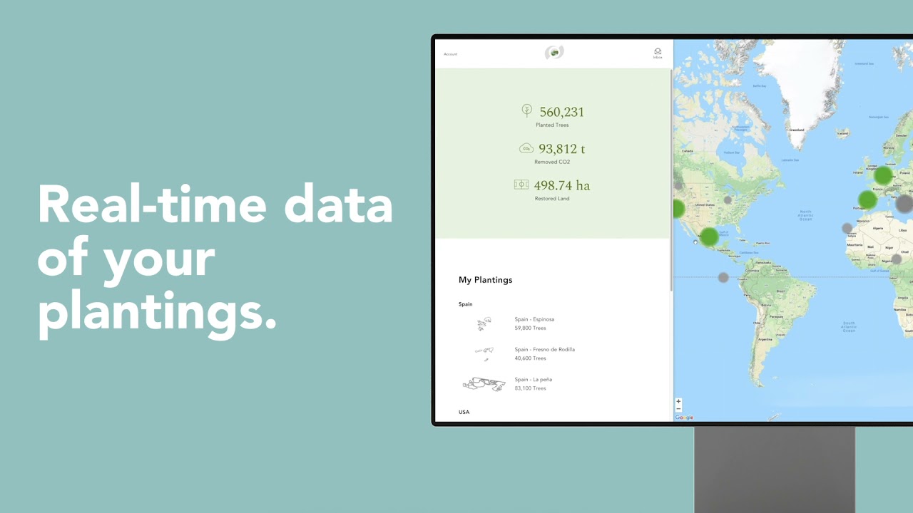 GAIA – Land Life Company Reforestation Dashboard